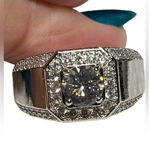 Men’s high quality silver ring